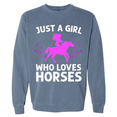 Cool Horse For  Cow Unique Horse Racing Garment-Dyed Sweatshirt