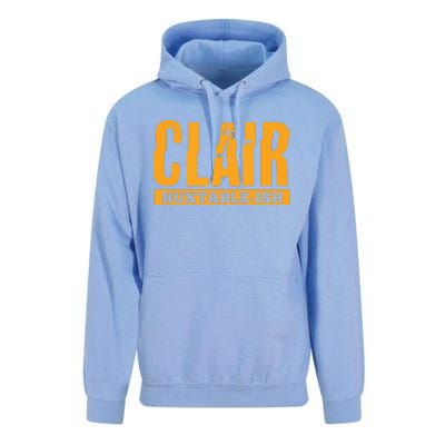 Clair HuxtableIsh Funny Lawyer Attorney Unisex Surf Hoodie