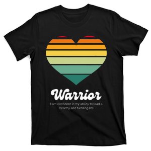 Congestive Heart Failure Warrior Heart Health Motivation T-Shirt