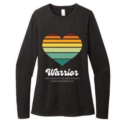 Congestive Heart Failure Warrior Heart Health Motivation Womens CVC Long Sleeve Shirt