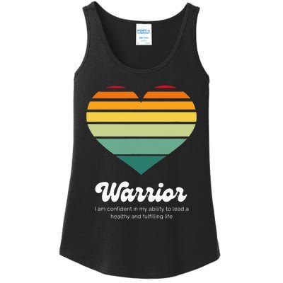 Congestive Heart Failure Warrior Heart Health Motivation Ladies Essential Tank