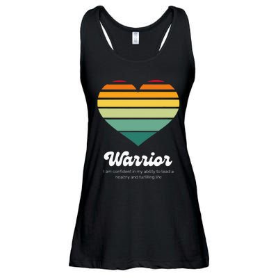 Congestive Heart Failure Warrior Heart Health Motivation Ladies Essential Flowy Tank