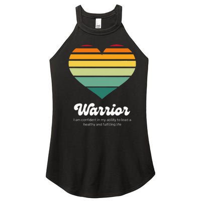 Congestive Heart Failure Warrior Heart Health Motivation Women's Perfect Tri Rocker Tank