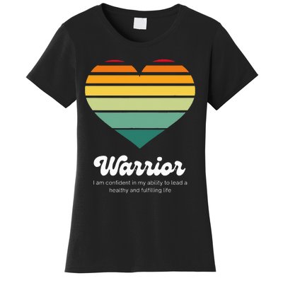 Congestive Heart Failure Warrior Heart Health Motivation Women's T-Shirt