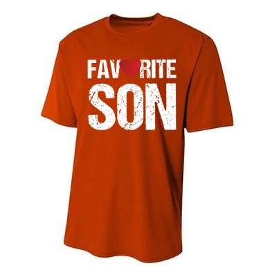 Cute Heart Favorite Son Gift Ideas Gift Performance Sprint T-Shirt