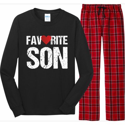 Cute Heart Favorite Son Gift Ideas Gift Long Sleeve Pajama Set