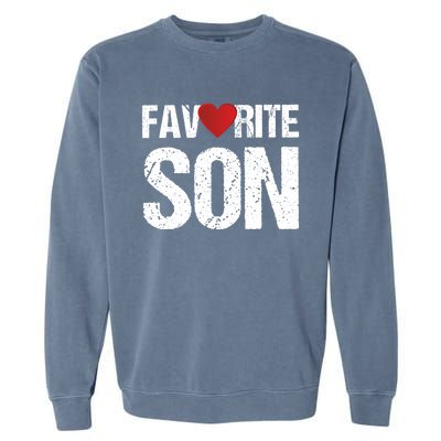 Cute Heart Favorite Son Gift Ideas Gift Garment-Dyed Sweatshirt