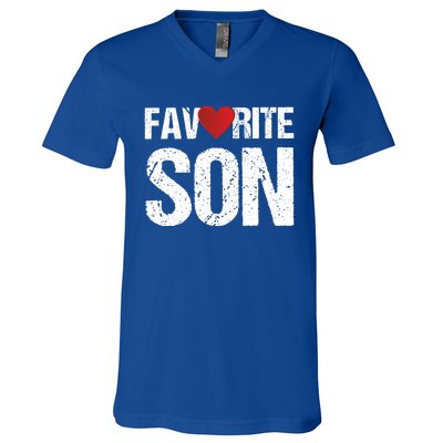 Cute Heart Favorite Son Gift Ideas Gift V-Neck T-Shirt