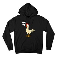 Chicken Hen Fowl Cow Funny Joke Dad Joke Hoodie