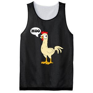 Chicken Hen Fowl Cow Funny Joke Dad Joke Mesh Reversible Basketball Jersey Tank