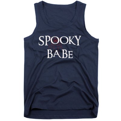 Cute Halloween Funny Spooky Babe Tank Top