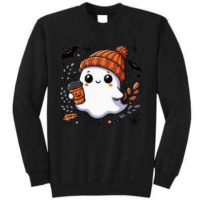 Cute Halloween For Wo Ghost Coffee Sweatshirt