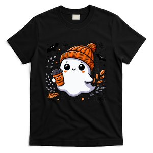 Cute Halloween For Wo Ghost Coffee T-Shirt