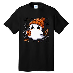 Cute Halloween For Wo Ghost Coffee Tall T-Shirt