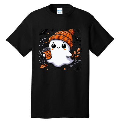 Cute Halloween For Wo Ghost Coffee Tall T-Shirt