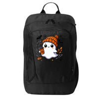 Cute Halloween For Wo Ghost Coffee City Backpack