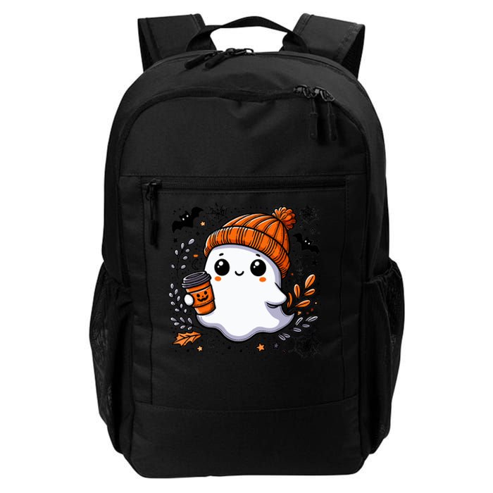 Cute Halloween For Wo Ghost Coffee Daily Commute Backpack