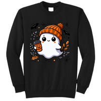 Cute Halloween For Wo Ghost Coffee Tall Sweatshirt