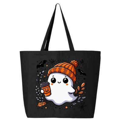 Cute Halloween For Wo Ghost Coffee 25L Jumbo Tote