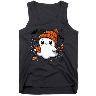 Cute Halloween For Wo Ghost Coffee Tank Top