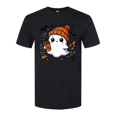 Cute Halloween For Wo Ghost Coffee Softstyle CVC T-Shirt