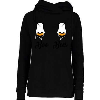 Cool Halloween Funny Gift Boo Bees Cute Gift Womens Funnel Neck Pullover Hood