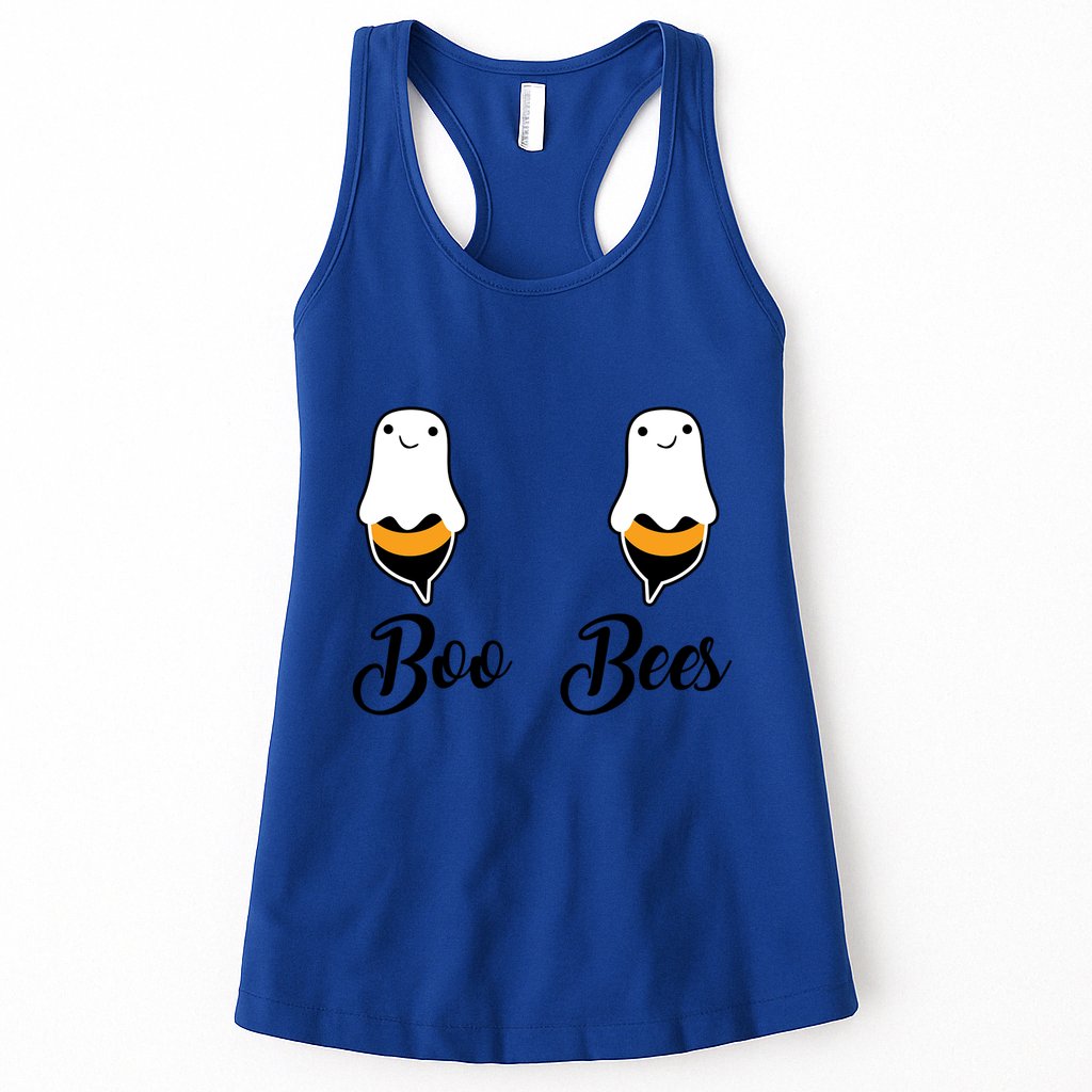 Cool Halloween Funny Gift Boo Bees Cute Gift Womens Tank Top