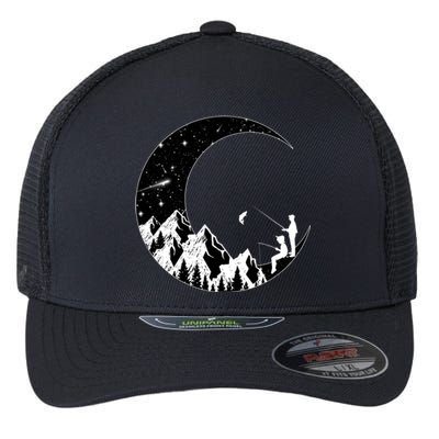 Camping Hiking Father And Son Fishing Adventure Gift Meaningful Gift Flexfit Unipanel Trucker Cap