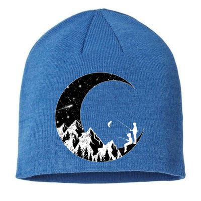 Camping Hiking Father And Son Fishing Adventure Gift Meaningful Gift Sustainable Beanie