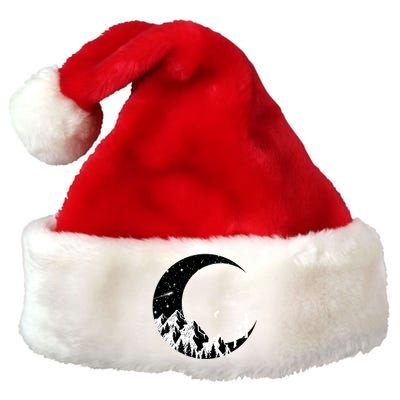 Camping Hiking Father And Son Fishing Adventure Gift Meaningful Gift Premium Christmas Santa Hat