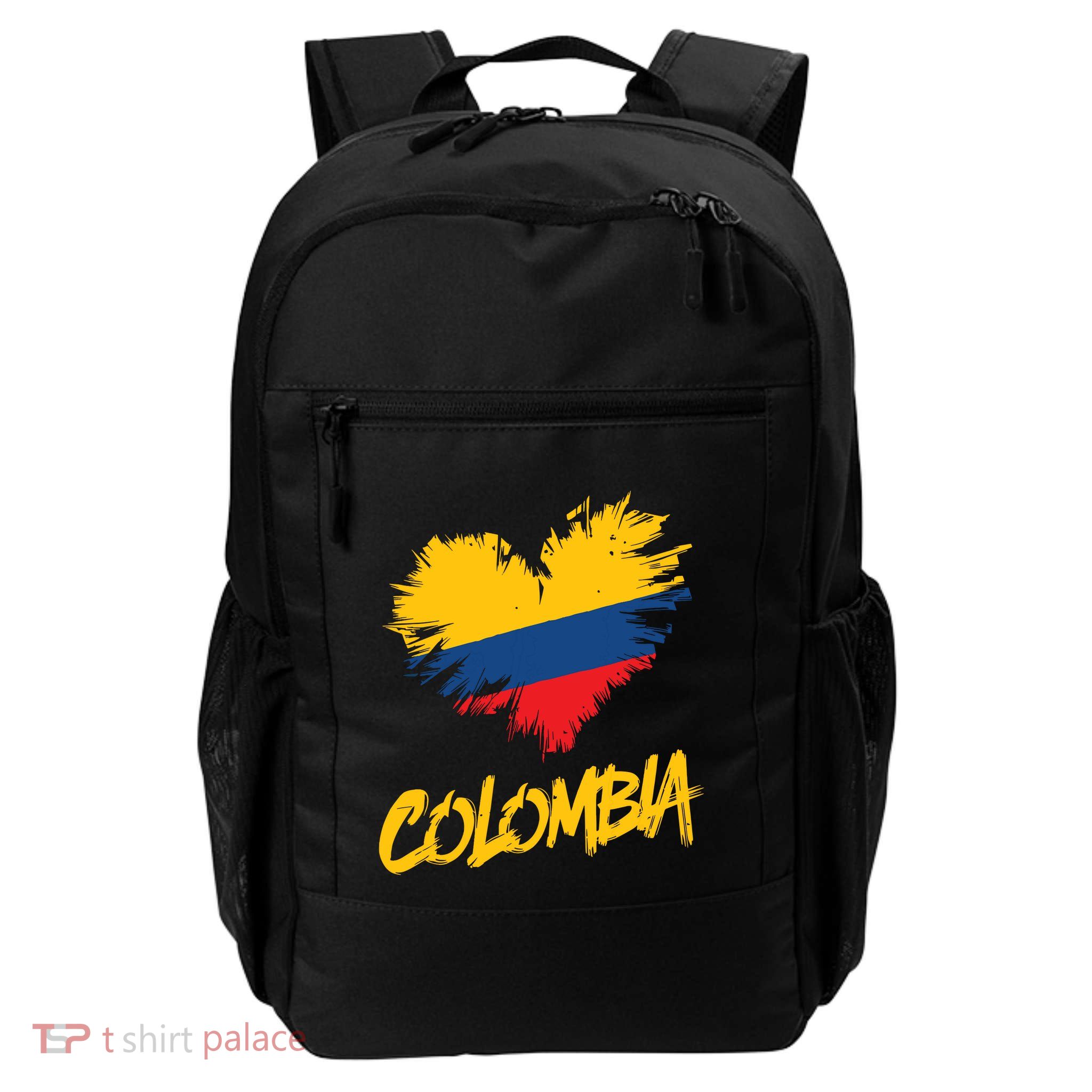 Colombia Heart Flag Daily Commute Backpack
