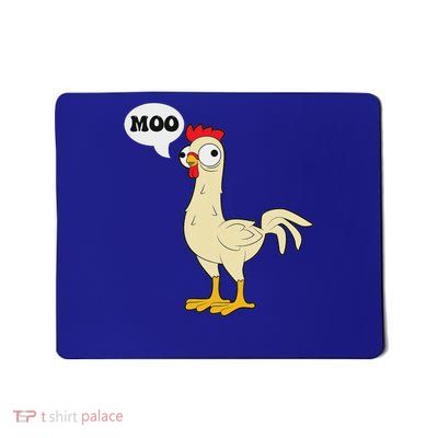 Chicken Hen Fowl  Cow  Mousepad