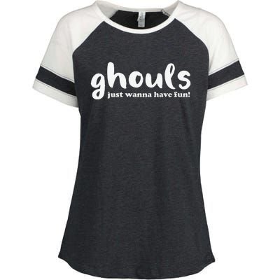 Cute Halloween For Women Or Enza Ladies Jersey Colorblock Tee