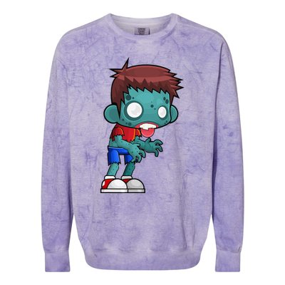 Cute Halloween Funny Graphic Design Colorblast Crewneck Sweatshirt