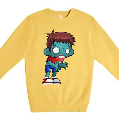 Cute Halloween Funny Graphic Design Premium Crewneck Sweatshirt