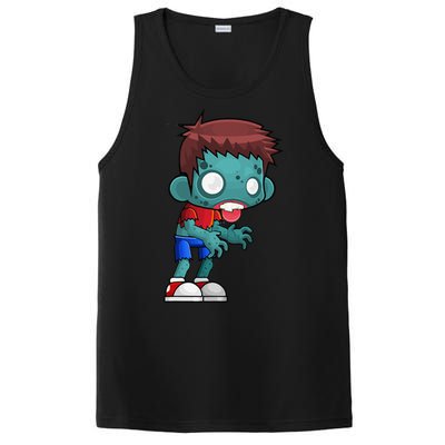 Cute Halloween Funny Graphic Design PosiCharge Competitor Tank