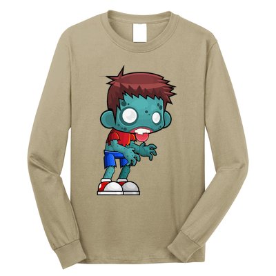 Cute Halloween Funny Graphic Design Long Sleeve Shirt