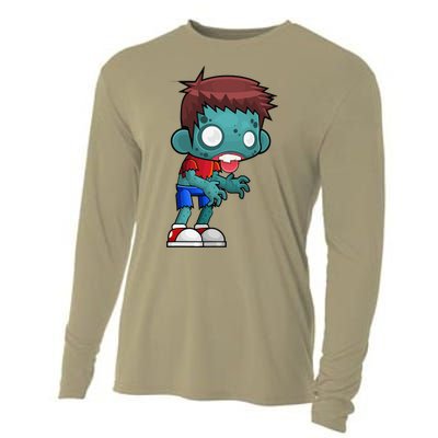 Cute Halloween Funny Graphic Design Cooling Performance Long Sleeve Crew