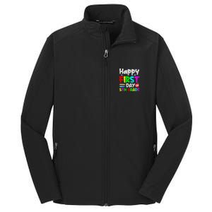 Cute Happy First Day Of 5Th Grade Funny Design Gift Core Soft Shell Jacket