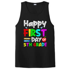 Cute Happy First Day Of 5Th Grade Funny Design Gift PosiCharge Competitor Tank