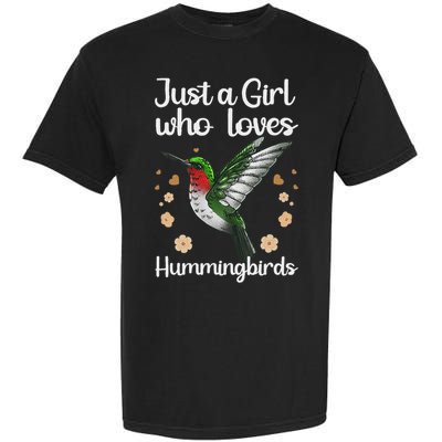 Cool Hummingbird For Girl Tropical Bird Watcher Birder Garment-Dyed Heavyweight T-Shirt