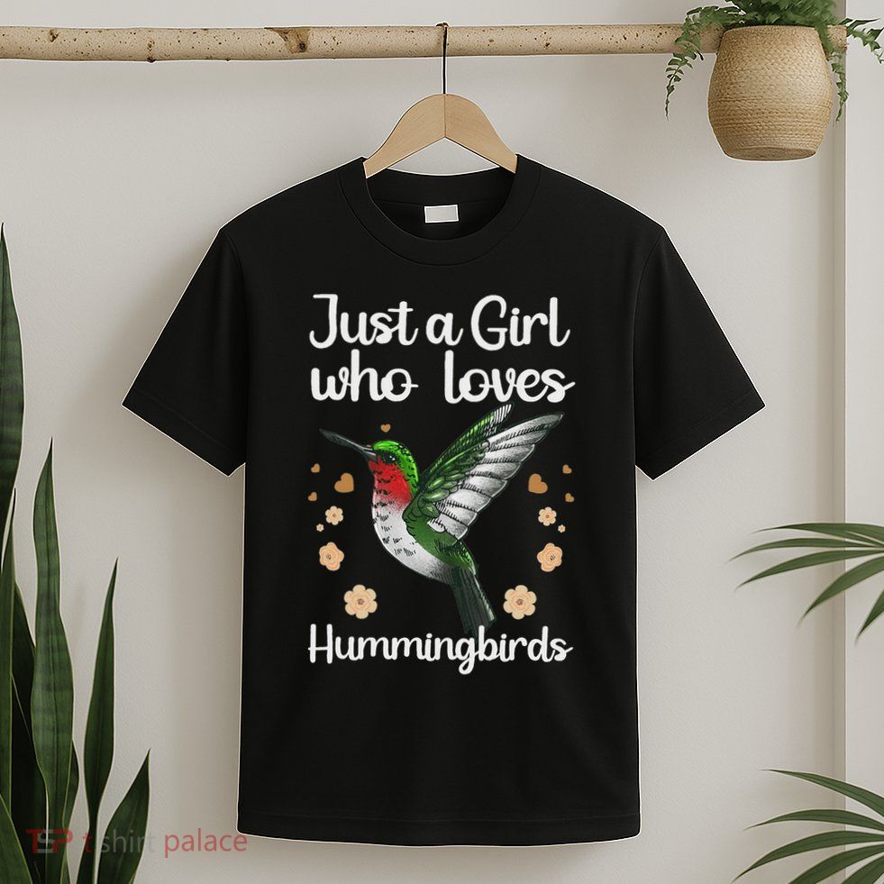 Cool Hummingbird For Girl Tropical Bird Watcher Birder T-Shirt