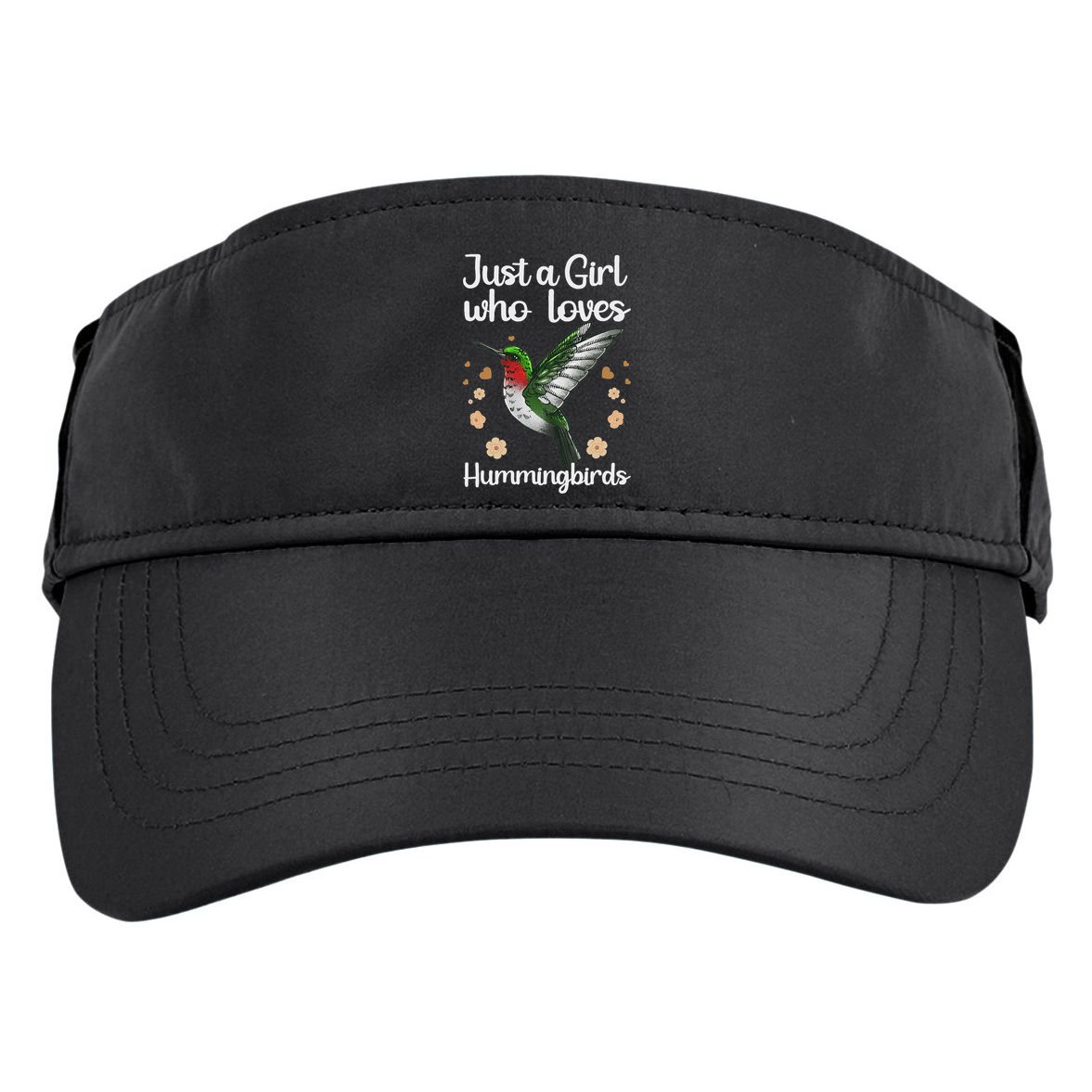 Cool Hummingbird For Girl Tropical Bird Watcher Birder Adult Drive Performance Visor