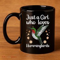Cool Hummingbird For Girl Tropical Bird Watcher Birder 11oz C Handle Ceramic Mug