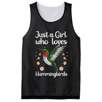 Cool Hummingbird For Girl Tropical Bird Watcher Birder Mesh Reversible Basketball Jersey Tank