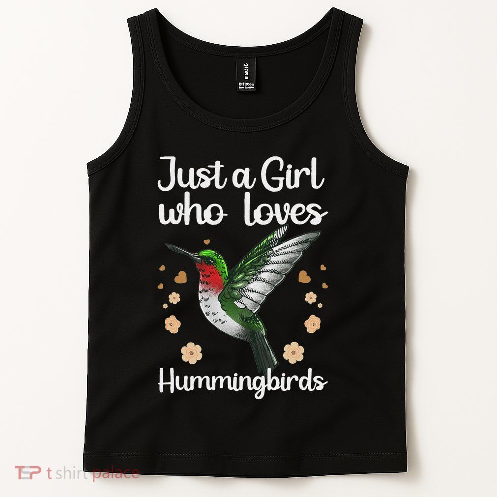 Cool Hummingbird For Girl Tropical Bird Watcher Birder Tank Top