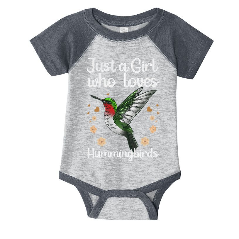 Cool Hummingbird For Girl Tropical Bird Watcher Birder Infant Baby Jersey Bodysuit