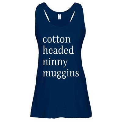 Cotton Headed Funny Christmas Sayings Ladies Essential Flowy Tank