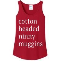 Cotton Headed Funny Christmas Sayings Ladies Essential Tank