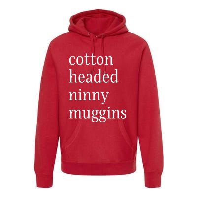 Cotton Headed Funny Christmas Sayings Premium Hoodie